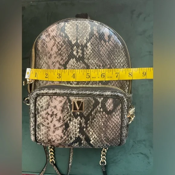Victoria’s Secret snakeskin backpack & wallet set - Picture 7 of 16